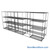 Sliding Wire Shelving, 193" W x 38" D x 78" H, 18" Shelf Depth, 1 Row, Chrome