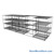 Sliding Wire Shelving, 253" W x 67" D x 78" H, 21" Shelf Depth, 2 Rows, Corrosion Resistant Zinc