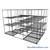 Sliding Wire Shelving, 116" W x 78" D x 90" H, 21" Shelf Depth, 3 Rows, Corrosion Resistant Zinc