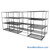 Sliding Wire Shelving, 179" W x 50" D x 78" H, 24" Shelf Depth, 1 Row, Chrome