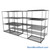 Sliding Wire Shelving, 146" W x 50" D x 78" H, 24" Shelf Depth, 1 Row, Corrosion Resistant Zinc