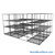 Sliding Wire Shelving, 146" W x 78" D x 95" H, 24" Shelf Depth, 3 Rows, Corrosion Resistant Zinc