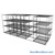 Sliding Wire Shelving, 193" W x 67" D x 78" H, 21" Shelf Depth, 2 Rows, Corrosion Resistant Zinc