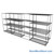 Sliding Wire Shelving, 203" W x 38" D x 78" H, 18" Shelf Depth, 1 Row, Corrosion Resistant Zinc