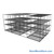 Sliding Wire Shelving, 203" W x 78" D x 95" H, 24" Shelf Depth, 3 Rows, Corrosion Resistant Zinc