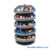 Rotating Hardware Bin, 28" W x 28" D x 34" H, 5 Revolving Shelves, 7 Compartments Per Shelf