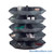 Rotating Hardware Bin, 58" W x 58" D x 66" H, 5 Revolving Shelves, 10 Compartments Per Shelf
