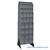 Hardware Bin Rack, 20.25" D x 75" H, 72 Bins, Without Casters, Gray
