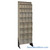 Hardware Bin Rack, 10" D x 75" H, 36 Bins, Without Casters, Ivory