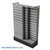 Sliding Storage Cabinets, 336 Tilt-Out Bins, Gray