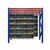 Pallet Rack Storage Bins, 144" W, 18"W x 12"D x 14.5"H - 110 Bins