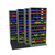 Mobile Bin Rack, 76" W x 68" D x 83.75" H