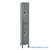 Metal Locker, 12'' W x 12'' D x 78'' H, 1 Column, 2 Tiers, Flat Top, Built-in Combination Lock