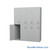 Double Tier Locker, 48'' W x 16'' D x 60'' H, 8 Lockers, 4 Columns, Left Hinge