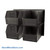 Wall Mounted Storage Bins, 27" W x 18" D x 21" H, 4 Bins