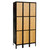 Wood and Metal Locker, 18" W x 284" D x 72" H, 3 Columns, 1 Tier, Unassembled