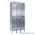 Stainless Steel Locker, 36" W x 18" D x 78" H, 3 Columns, 2 Tiers, Combination Lock, Assembled