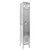 Stainless Steel Locker, 36" W x 18" D x 78" H, 3 Columns, 2 Tiers, Combination Lock, Assembled