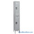 Medical Locker, 12'' W x 18'' D x 78'' H, 2 Lockers, 1 Column, 2 Tiers, Combination Lock, Assembled