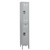 Medical Locker, 12'' W x 18'' D x 78'' H, 2 Lockers, 1 Column, 2 Tiers, Combination Lock, Assembled