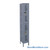Expanded Metal Locker, 12" W x 12" D x 78" H, 1 Column, 2 Tiers, Key Lock, Unassembled