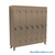 Industrial Lockers, 74" W x 18" D x 78" H, 6 Columns, 1 Tier