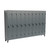 Industrial Lockers, 98" W x 18" D x 78" H, 8 Columns, 1 Tier