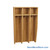Wall Locker, 36" W x 16" D x 60" H, 3 Columns