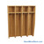Wall Locker, 48" W x 16" D x 60" H, 4 Columns