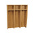 Wall Locker, 48" W x 16" D x 60" H, 4 Columns