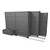 Filing Cabinets on Tracks, 90" W x 61.5" D, 2 Back Row Cabinets, 2 Moveable Rows