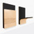 Two Black Wall Mounted Murphy Chairs