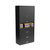 Flipper Door Cabinet, 24" W x 15" D x 74" H, 5 Levels, Gang Lock