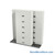 Sliding Flipper Door Cabinets, 88" W x 32.25" D x 93.5" H, Binder Storage, 42" Cabinet Width, 6 Levels