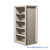 Rotary File Cabinet, 30.75" W x 25" D x 61.5" H, Adder Unit, Open Shelves