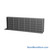 Mobile File Rack, 302" W x 60.75" D x 95" H, Fixed Dividers, 42" Shelf Width