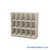Stackable Metal Shelves, 36" W x 13.25" D x 33" H, Letter Size, 3 Levels, Fixed Welded Dividers