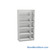 Stackable Metal Shelves, 30" W x 13.25" D x 53" H, Letter Size, 5 Levels, Sliding Dividers