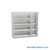 Stackable Metal Shelves, 48" W x 16.25" D x 43" H, Legal Size, 4 Levels, Sliding Dividers