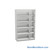 Stackable Metal Shelves, 36" W x 13.25" D x 53" H, Letter Size, 5 Levels, Sliding Dividers
