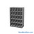 Stackable Metal Shelves, 36" W x 16.25" D x 53" H, Legal Size, 5 Levels, Fixed Welded Dividers