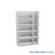 Stackable Metal Shelves, 36" W x 16.25" D x 53" H, Legal Size, 5 Levels, Sliding Dividers
