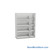 Stackable Metal Shelves, 36" W x 13.25" D x 43" H, Letter Size, 4 Levels, Sliding Dividers