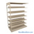 Letter-Size File Shelving, 48" W x 24" D x 64.25" H, Double-Sided Adder Unit