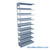 Letter-Size File Shelving, 36" W x 12" D x 88.25" H, Single-Sided Adder Unit