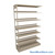 Letter-Size File Shelving, 42" W x 12" D x 64.25" H, Single-Sided Adder Unit