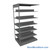 Letter-Size File Shelving, 36" W x 24" D x 64.25" H, Double-Sided Adder Unit
