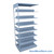 Letter-Size File Shelving, 36" W x 24" D x 76.25" H, Double-Sided Adder Unit