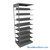 Letter-Size File Shelving, 36" W x 24" D x 88.25" H, Double-Sided Adder Unit