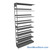Binder Shelving, 48" W x 12" D x 97.25" H, 7 Shelves, Single-Sided Adder Unit
